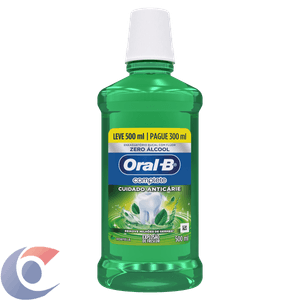 Enxaguante Bucal Oral-B Complete Hortelã - Leve 500ml Pague 300ml