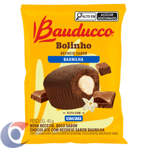Bolinho Bauducco Chocolate E Baunilha 40g