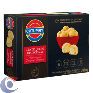 Pão De Queijo Catupiry Recheado Com Catupiriy 390g