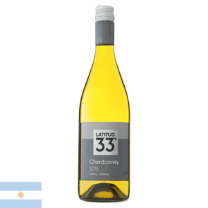 Vinho Argentino Branco Latitud 33° Chardonnay 750ml