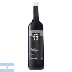 Vinho Argentino Tinto Latitud 33 Cabernet Sauvignon 750ml