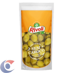 Azeitona Verde Rivoli 150g Sem Caroço Sachê