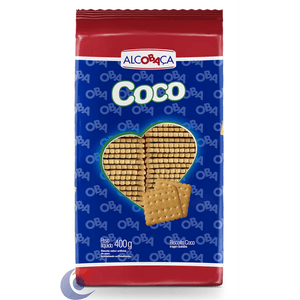 Biscoito De Coco Alcobaça 400g