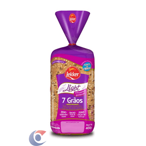 Pão Lekker 7 Grãos Light 400g