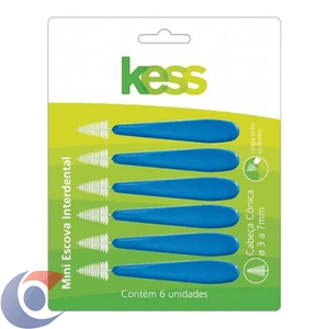 Mini Escova Interdental Kess Cônica 6 Un