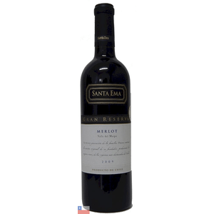 Vinho Chileno Tinto Santa Ema Gran Reserva Merlot 750ml