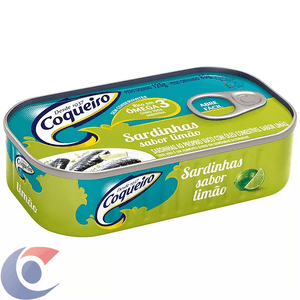 Sardinha Coqueiro Limão 125g