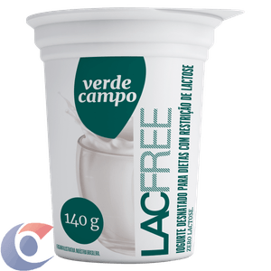 Iogurte Verde Campo Lacfree Natural Sem Lactose 140g