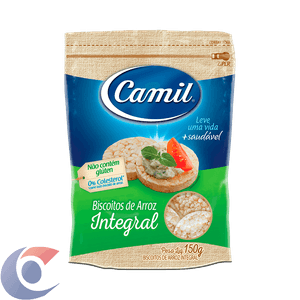 Biscoito De Arroz Integral Camil 150g