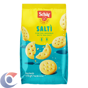 Biscoito Salgado Salti Schar Sem Glúten E Sem Lactose 175g