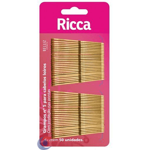 Grampo Para Cabelo Ricca Loiro N° 5 341