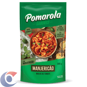 Molho De Tomate Pomarola Manjericão Sachê 300g