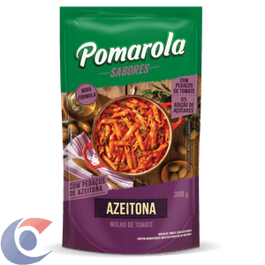 Molho De Tomate Pomarola Azeitona Sachê 300g