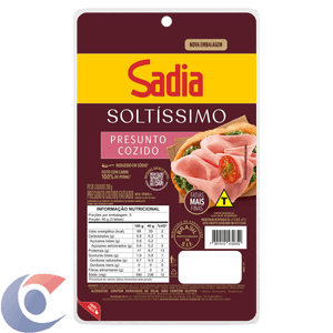 Presunto Sadia Soltíssimo Cozido Fatiado 200g