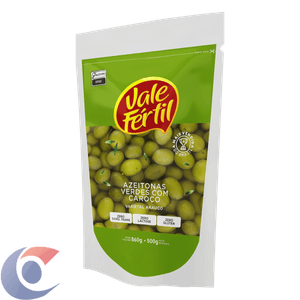 Azeitona Verde Vale Fértil Arauco Sachê 500g