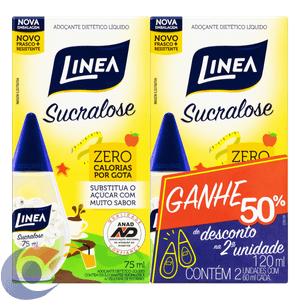 Adoçante Linea Sucralose 75ml 2Un