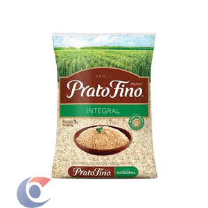 Arroz Prato Fino Integral Pct 1kg