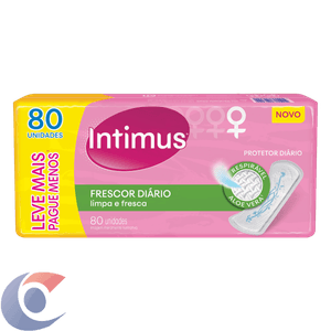 Protetor Diário Sem Abas Com Perfume Intimus Days - Leve 80, Pague 60