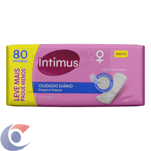 Protetor Diário Sem Abas Sem Perfume Intimus Days - Leve 80, Pague 60