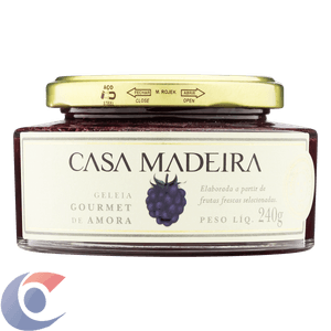 Geleia Casa Madeira Com Pedaços De Amora 240g