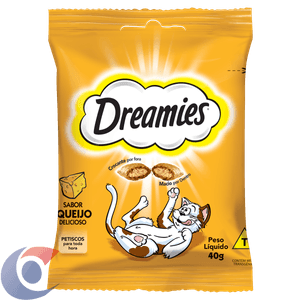 Ração Dreamies Petisco Queijo 40g