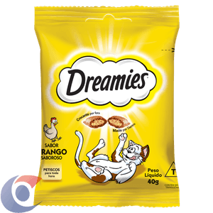 Ração Dreamies Petisco Frango 40g