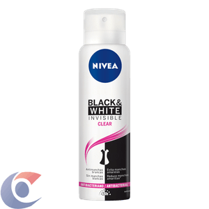 Desodorante Aerossol Nivea Invisible Black & White Clear 150ml