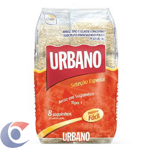 Arroz Parboilizado Urbano Tipo 1 Com 8 Saquinhos 1kg