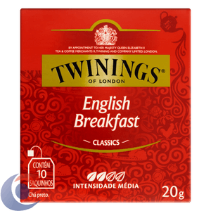 Chá Twinings Preto English Breakfast 20g