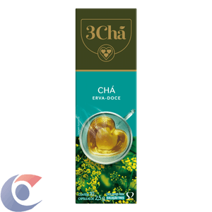 Chá Em Cápsula Erva-Doce Tres corações 25g 10 Un