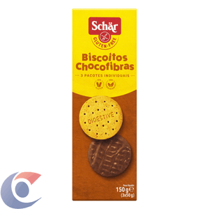 Biscoito Digestive Chocofibras Schar 150g