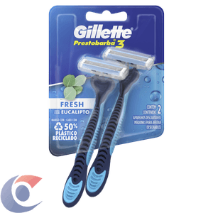 Aparelho De Barbear Gillette Prestobarba 3 Ice 2 Un