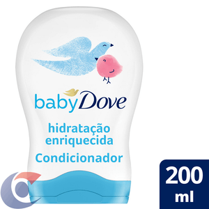Condicionador Infantil Baby Dove Hidratação Enriquecida 200ml