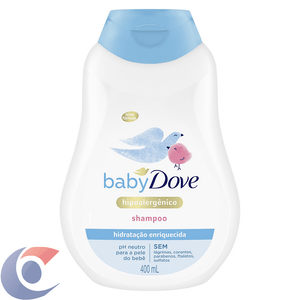 Shampoo Infantil Baby Dove Hidratação Enriquecida 400ml