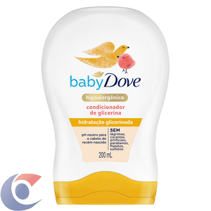 Condicionador Infantil De Glicerina Baby Dove Hidratação Glicerinada 200ml
