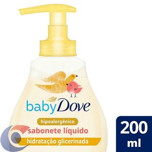 Sabonete Líquido Infantil Baby Dove Hidratação Glicerinada 200ml