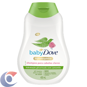 Shampoo Infantil Baby Dove Camomila 400ml