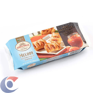 Biscoito Italiano Folhado Melody Albicocche Asolo Dolce Geléia Damasco 100g