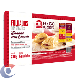Folhado Forno De Minas Banana Com Canela 240g
