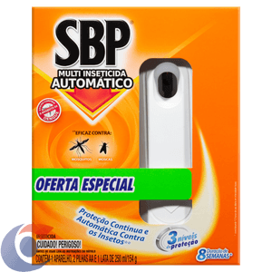 Sbp Multi Inseticida Automático Aparelho + Refil 250ml - Duração Até 8 Semanas