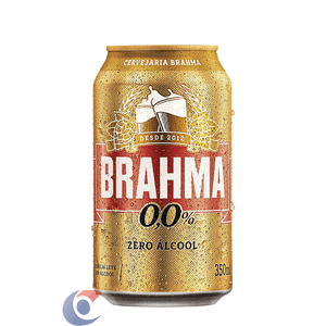 Cerveja Brahma Zero Lata 350ml