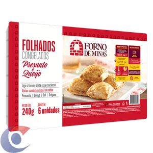 Folhado Forno De Minas Presunto E Queijo 240g