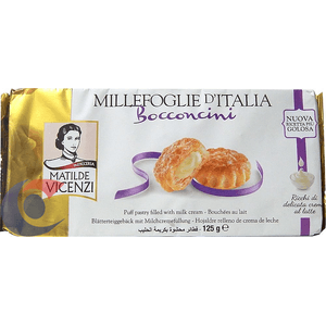 Biscoito Italiano Folhado Vicenzi Bocconcini Pacote 125g