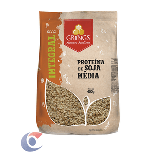 Proteína De Soja Grings Média 400g