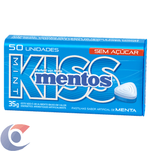 Mentos Kiss Fruit Mint 50 Un