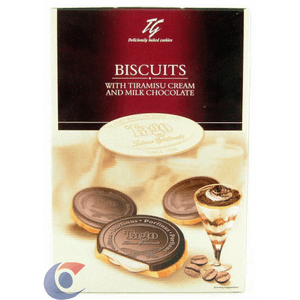 Biscoito Polonês Tago Cobertura Chocolate Ao Leite Com Tiramissu 180g