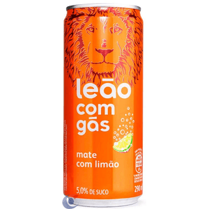 Chá Matte Leão Com Gás Lata 290ml
