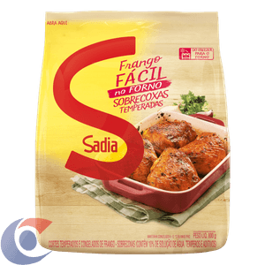 Sobrecoxa De Frango Temperada Sadia Frango Fácil 800g