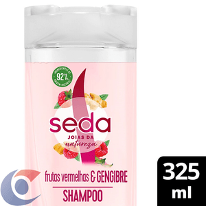 Shampoo Seda Joias Da Natureza Frutas Vermelhas E Gengibre 325ml