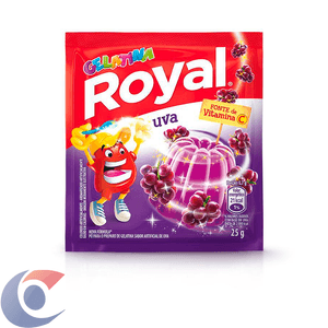 Gelatina Em Pó Royal Uva 25g